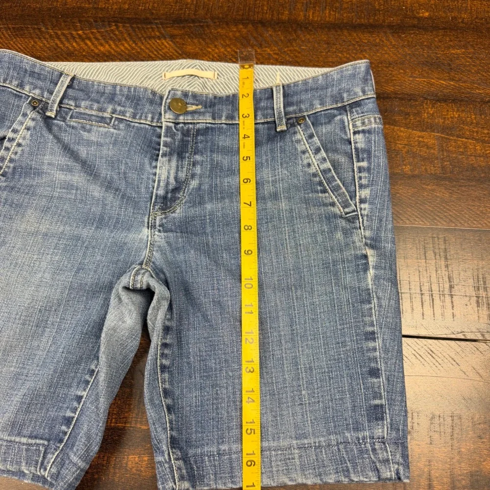 Gap Vintage Bermuda Shorts Dark Ant Denim Medium Wash Women's Size 8 Y2K Casual